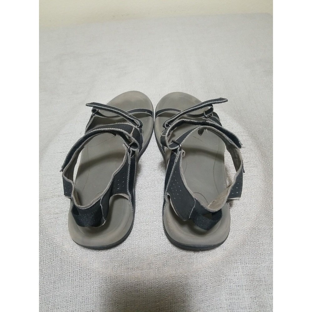 Teva Tirra Sandals Womens Black Grey Adjustable Hook Loop Strappy F27119A Sz 11 - Picture 5 of 16